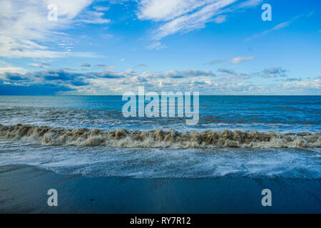 Background shot of aqua sea wate Stock Photo