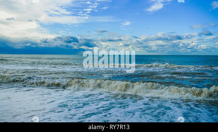 Background shot of aqua sea wate Stock Photo