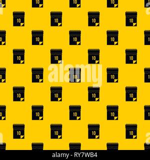 10 date calendar pattern vector Stock Vector