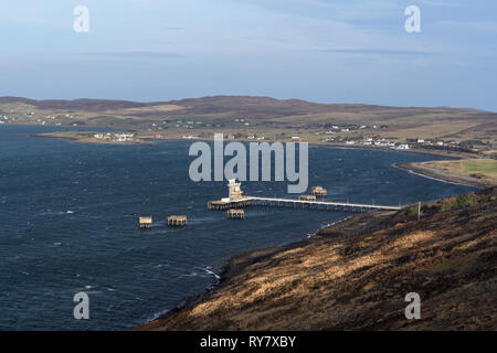 NATO refuelling stage;loch ewe;Z berth;wester ross;scotland Stock Photo