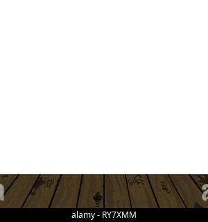 Wooden table. Vector illustration. Natural textured material. Stock Vector