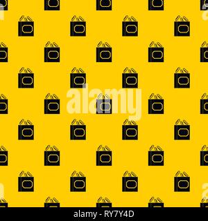 Paper clips box pattern vector Stock Vector