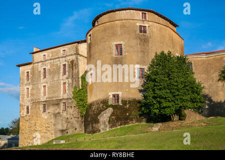 New Castle. Bayonne City. Bayona. Baiona. Atlantic Pyrenees Department. Aquitania Region. Labort (Lapurdi).  Basque Country . France Stock Photo