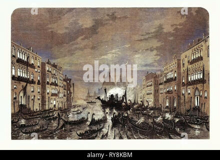 funeral daniel yorath alamy gondolas procession manin body