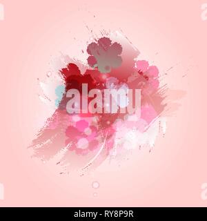 Background of abstract watercolor imitation pattern. Vector Stock Vector