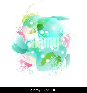 Background of abstract watercolor imitation pattern. Vector Stock Vector