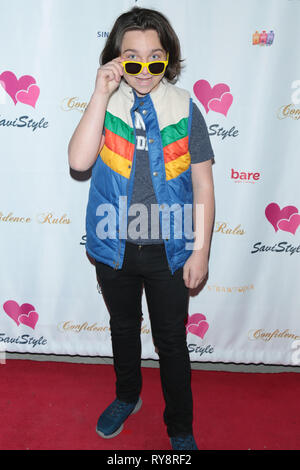 Savannah Liles' 13th Birthday Bash Benefitting Confidence Rules NPO Charity at Arcave Room  Featuring: Bryson Robinson Where: Glendale , California, United States When: 08 Feb 2019 Credit: Guillermo Proano/WENN.com Stock Photo