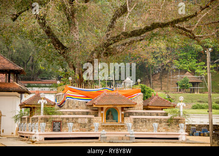 Asia, Sri Lanka, Kandy, Natha Devale temple Stock Photo