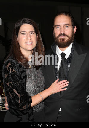 Jim Caviezel and Kerri Browitt Caviezel Los Angeles Premiere of "Super