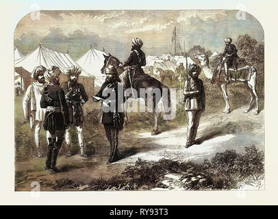 INDIAN TROOPS FOR THE ABYSSINIAN EXPEDITION 1867 Stock Photo - Alamy