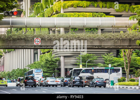 The Parkroyal on Pickering hotel, Singapore Stock Photo