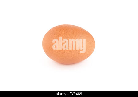 Chicken egg isolated on white background Stock Photo