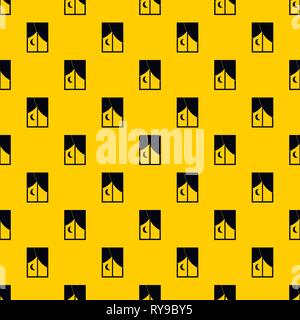 Nightly window pattern vector Stock Vector
