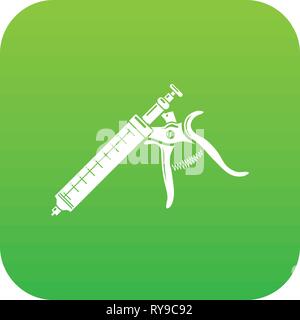 Empty syringe icon, simple style Stock Vector