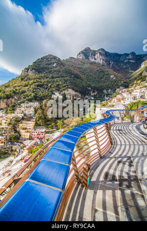 Beautiful coastal towns of Italy - scenic Positano in Amalfi coast Stock Photo