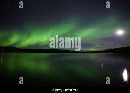 Teslin, Southern Lakes Region, Yukon Territory, Canada Stock Photo