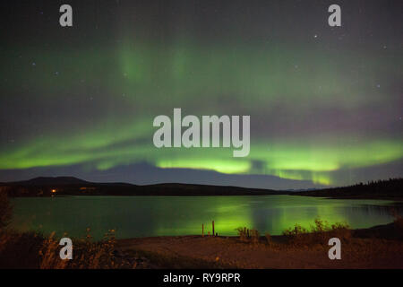 Teslin, Southern Lakes Region, Yukon Territory, Canada Stock Photo