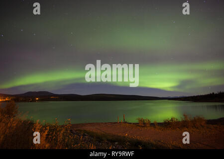 Teslin, Southern Lakes Region, Yukon Territory, Canada Stock Photo