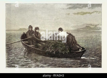 The Bracken Boat, 1870 Stock Photo