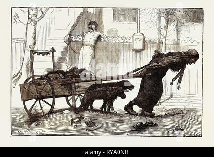 New York: In the Rag Trade, 1870 Stock Photo