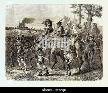 The Jacquerie: Company of Insurgent Peasants Stock Photo