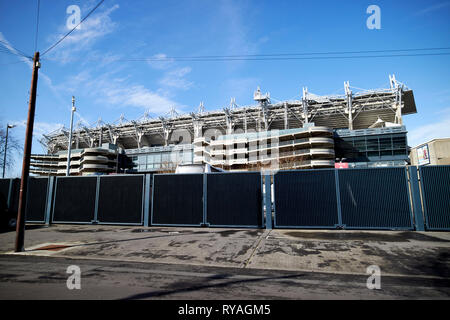 rear of the cusack stand croke park Dublin republic of Ireland Stock Photo