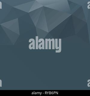 Gray blue abstract polygonal background. Vector illustration Stock Vector