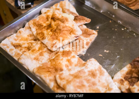 pie cheese in the tray Stock Photo