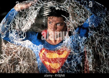 CHRISTOPHER REEVE, SUPERMAN III, 1983 Stock Photo