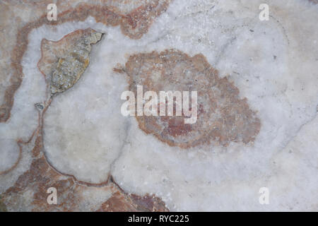 White - pink marble texture with natural pattern for background - Image Stock Photo