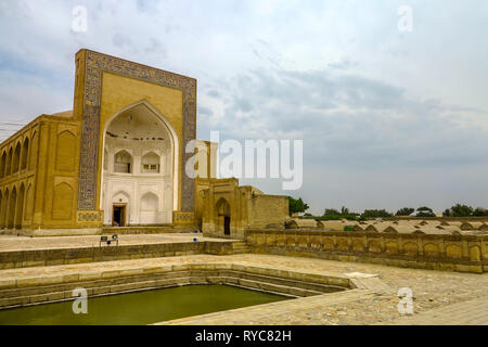 Bukhara Old City Chor Bakr Necropolis Side Viewpoint with Graveyard Stock Photo