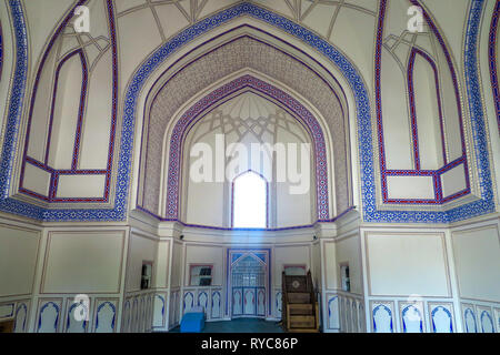 Bukhara Old City Chor Bakr Necropolis Interior Mosque Mihrab Stock Photo