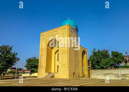 Samarkand Tashkent Road Bibi Khanym Mausoleum Side Viewpoint Stock Photo