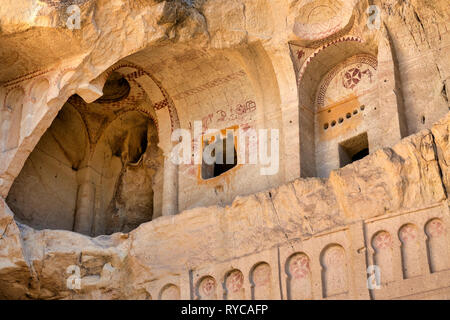 Karanlik Kilise (the dark church) in the Goreme Open Air Museum, Goreme, Cappadocia, Turkey Stock Photo