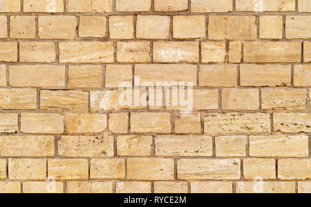 yellow seamless brick wall texture Stock Photo