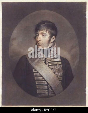 Portrait of Louis Napoleon Bonaparte (known as Lodewijk Napoleon), King of Holland, Charles Howard Hodges, 1806 - 1810 Stock Photo