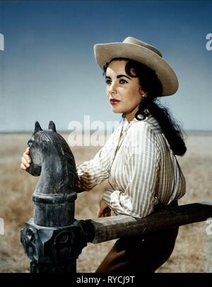 ELIZABETH TAYLOR, GIANT, 1956 Stock Photo