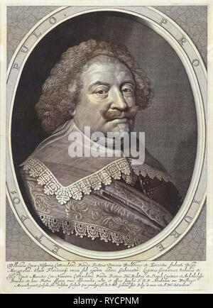 Portrait of William, Count of Nassau, Willem Jacobsz. Delff, Johan Maurits graaf van Nassau-Siegen, Abraham van Waesberge I, 1644 Stock Photo
