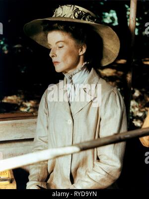 KATHARINE HEPBURN, THE AFRICAN QUEEN, 1951 Stock Photo