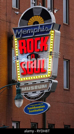 Memphis Rock n soul museum Memphis Tennessee Stock Photo