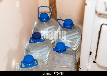 Download Large Blue Bottle With Water Isolated Stock Photo Alamy Yellowimages Mockups