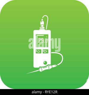 Digital tonometer icon, simple style Stock Vector