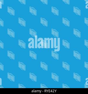 Doors in western saloon pattern vector seamless blue Stock Vector