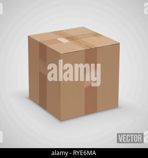 cardboard box Stock Vector