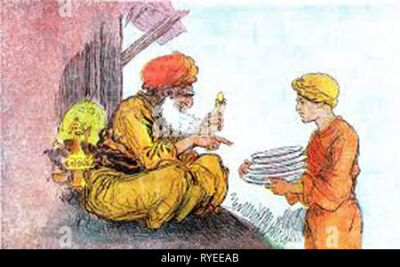 vintage illustration from Aladdin Stock Photo