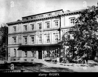 National Socialism, architecture, The 'Brown House', Brienner street 45, Munich, Germany, residence of the Reich direction of the NSDAP 1931 - 1945, circa 1932, Additional-Rights-Clearance-Info-Not-Available Stock Photo