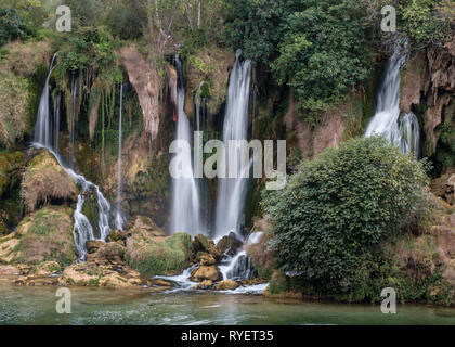 Kravice falls on the Trebizat River in Herzegovina, Bosnia and Herzegovina Stock Photo