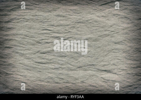 Texture of gray crumpled fabric for background Stock Photo