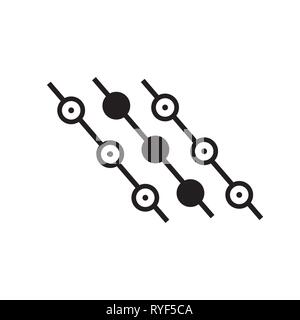 Underground railway design element. Road map design, icons Stock Vector