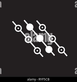 Underground railway design element. Road map design, icons Stock Vector
